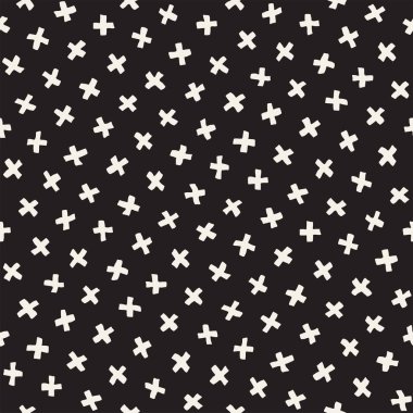 Vektör Seamless modeli. Dağınık geometrik şekiller ile arka plan.