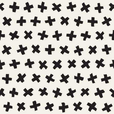 Vektör Seamless modeli. Dağınık geometrik şekiller ile arka plan.