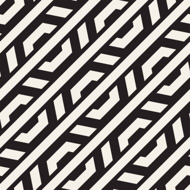 Vektör Seamless modeli. Yinelenen kafes arka plan. Doğrusal kılavuz çizgili altıgen elemanları.