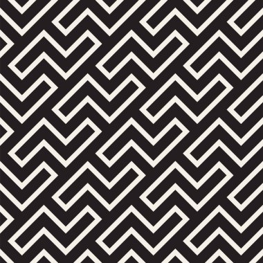 Labirent karışık satırları çağdaş grafik. Geometrik arka plan tasarlamak. Vektör Seamless Modeli.