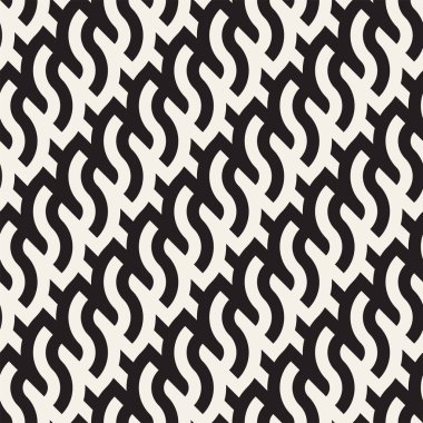 Kesintisiz geometrik desen. Geometrik çizgili arka plan. Satırları yazdırma şık vektör yuvarlak