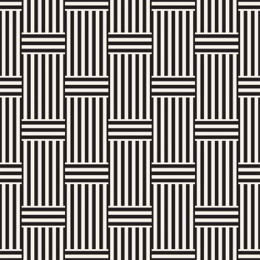 Çizgili kafes ile soyut geometrik desen. Sorunsuz vektör arka plan