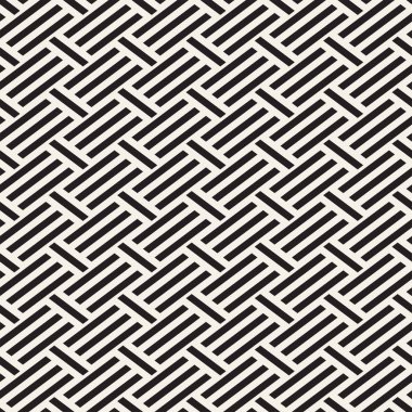 Çizgili kafes ile soyut geometrik desen. Sorunsuz vektör arka plan