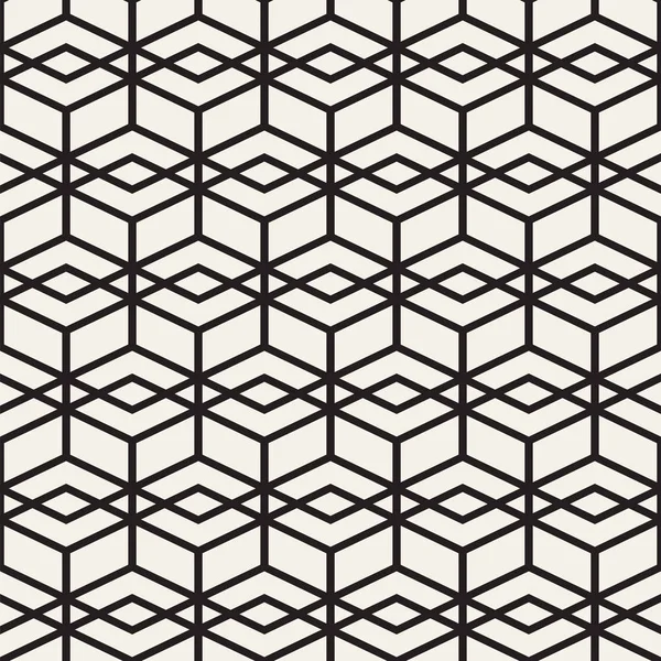 Vektor Seamless Pattern. Absztrakt Background vele geometriai Design. Stílusos rácsos szerkezet — Stock Vector