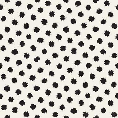 Vektör Seamless modeli. Dağınık geometrik şekiller ile arka plan.