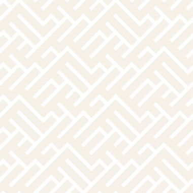 Çağdaş grafik tasarım döşeme düzensiz labirent şekiller. Vektör sorunsuz siyah-beyaz desen