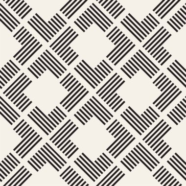 Dikişsiz desen çizgili. Vektör arka plan. Şık kafes yapısı