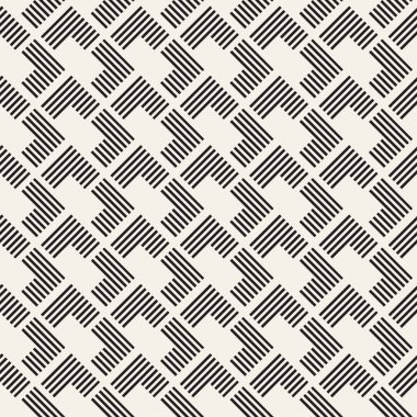 Dikişsiz desen çizgili. Vektör arka plan. Şık kafes yapısı