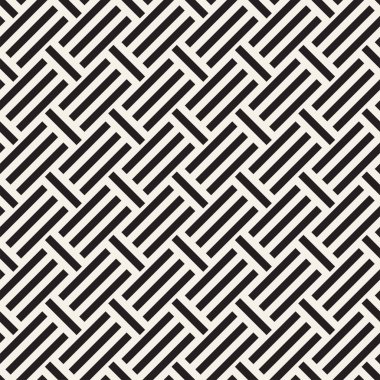 Çizgili kafes ile soyut geometrik desen. Sorunsuz vektör arka plan