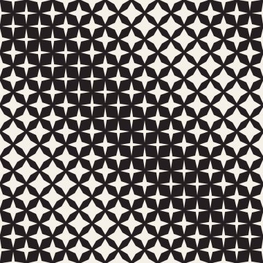 Geometrik sorunsuz yıldız şekiller desen. Yarı ton Gradient etkisi. Şık vektör çizim