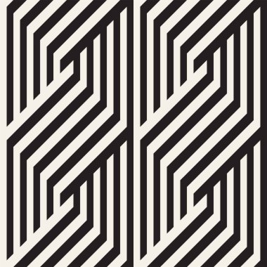 Eğimli çizgiler Modern doku yinelenen. Tek renkli geometrik Seamless Modeli.