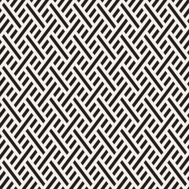 Çizgili kafes ile soyut geometrik desen. Sorunsuz vektör arka plan