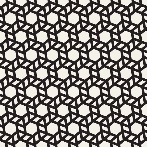 Modèle Grille Ligne Sans Couture Vectorielle Résumé Schéma Fond Géométrique — Image vectorielle