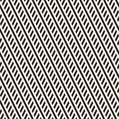 Paralel çizgiler titreşim. Vektör Dikişsiz tek renkli desen.