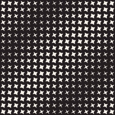 Geometrik sorunsuz yıldız şekiller desen. Yarı ton Gradient etkisi. Şık vektör çizim
