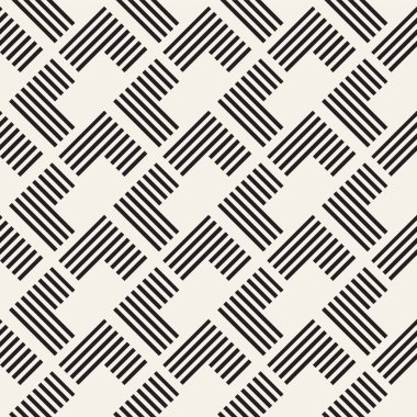 Dikişsiz desen çizgili. Vektör arka plan. Şık kafes yapısı