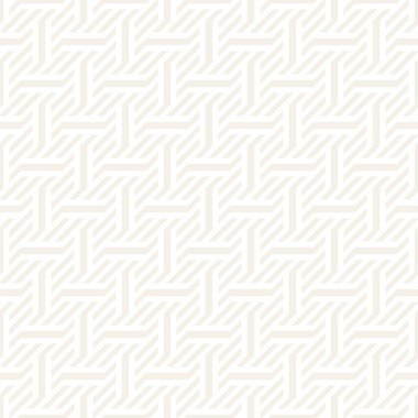 Vektör Seamless modeli. Modern şık titreşim satırları doku. Geometrik çizgili süsleme.