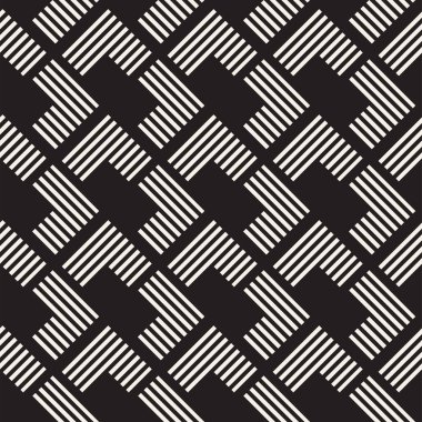 Dikişsiz desen çizgili. Vektör arka plan. Şık kafes yapısı