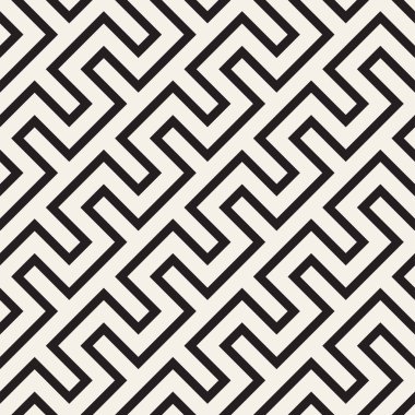 Labirent karışık satırları çağdaş grafik. Geometrik arka plan tasarlamak. Vektör Seamless Modeli.