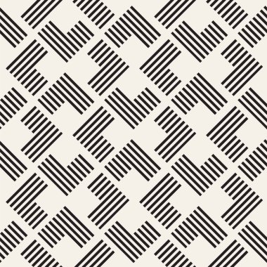 Dikişsiz desen çizgili. Vektör arka plan. Şık kafes yapısı