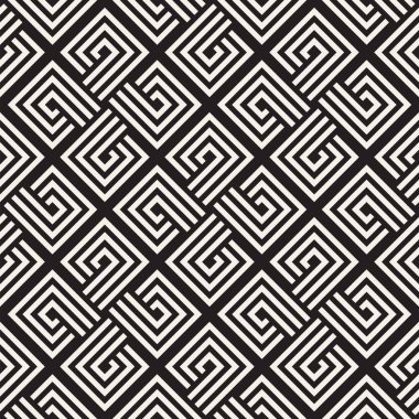 Sorunsuz vektör desen. Geometrik arka plan. Doğrusal kılavuz yapısı.