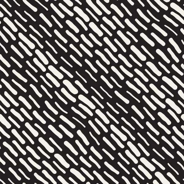 Abstrakter Hintergrund mit gerundeten Pinselstrichen. Doodle-Vektor nahtloses Muster. — Stockvektor