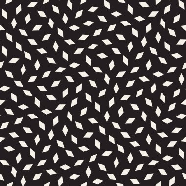 Modaya uygun doku dağınık geometrik şekiller ile. Vektör Seamless Modeli.