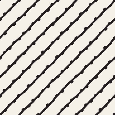 Vektör Seamless çocuksu modeli. Tek renkli elle çizilmiş geometrik şekiller doku