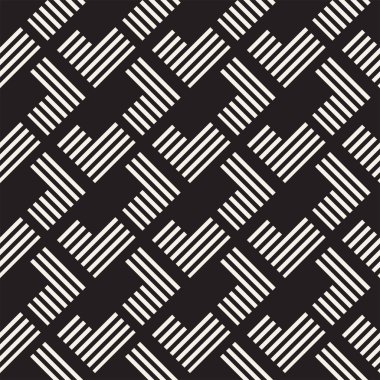 Dikişsiz desen çizgili. Vektör arka plan. Şık kafes yapısı