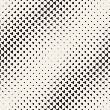 Vektör seamless modeli. Geometrik fayans yinelenen. Tek renkli yarı ton kılavuz. Basit şekiller kafes