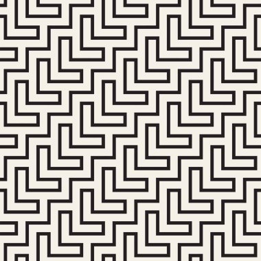 Labirent karışık satırları çağdaş grafik. Geometrik arka plan tasarlamak. Vektör Seamless Modeli.