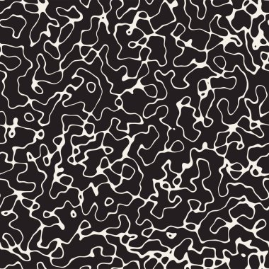 Gürültü soyut doku. Vektör sorunsuz siyah-beyaz desen.