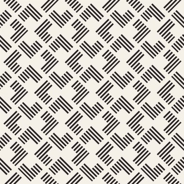 Dikişsiz desen çizgili. Vektör arka plan. Şık kafes yapısı