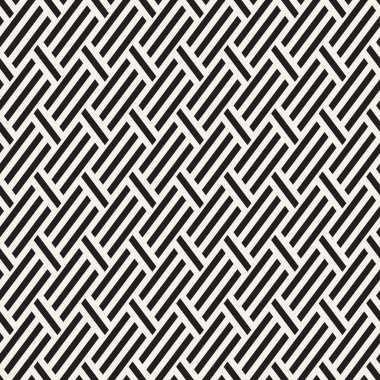 Çizgili kafes ile soyut geometrik desen. Sorunsuz vektör arka plan