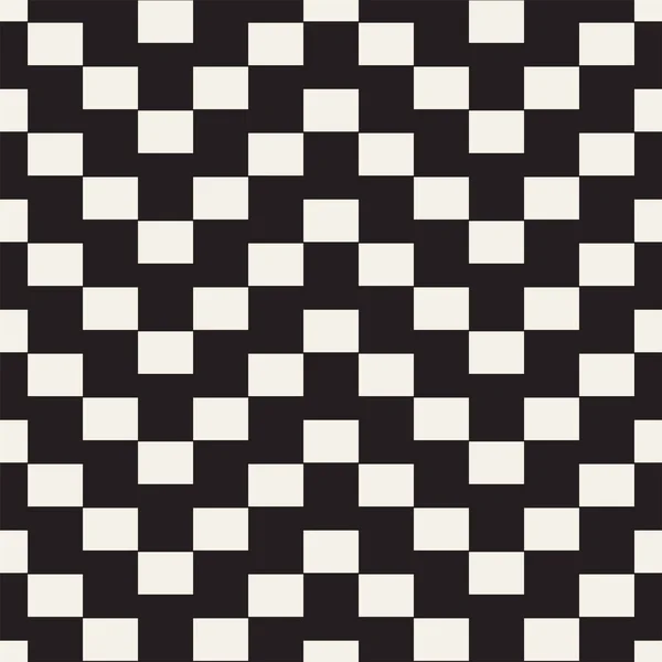 반복 기하학적 그리드 텍스처입니다. 벡터 원활한 메쉬 패턴입니다. 흑백 지그재그 라인 추상적인 배경 — 스톡 벡터