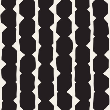 Vektör Seamless çocuksu modeli. Tek renkli elle çizilmiş geometrik şekiller doku