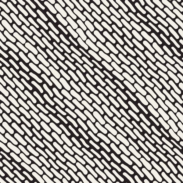 Abstrakter Hintergrund mit gerundeten Pinselstrichen. Doodle-Vektor nahtloses Muster. — Stockvektor