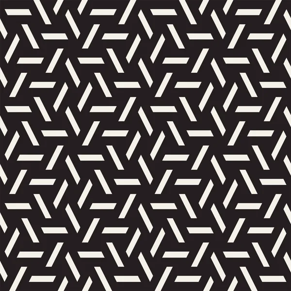 Grade cúbica Tiling Textura Elegante Sem Fim. Design de fundo geométrico abstrato. Padrão preto e branco sem costura vetorial . —  Vetores de Stock