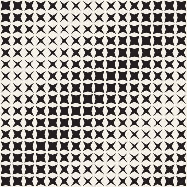 Geometrik sorunsuz yıldız şekiller desen. Yarı ton Gradient etkisi. Şık vektör çizim