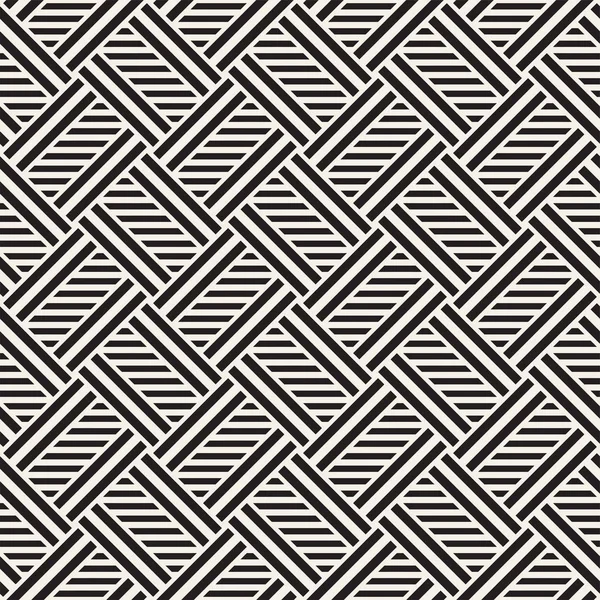 Vektor nahtlose Muster. moderne stilvolle Verflechtung Linien Textur. geometrisches Streifenornament. — Stockvektor