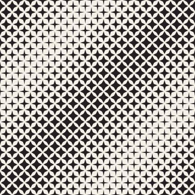 Geometrik sorunsuz yıldız şekiller desen. Yarı ton Gradient etkisi. Şık vektör çizim