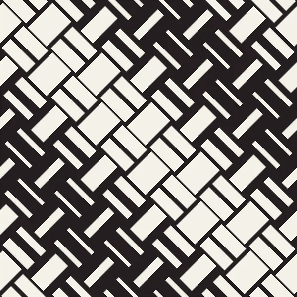 Vektor nahtlose geometrische Muster. Farbübergang im Halbton-Farbverlauf. Gewebte Linien einfaches Gitter — Stockvektor