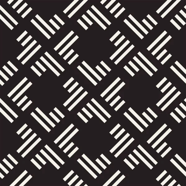 带条纹的无缝图案 矢量抽象背景 立体几何晶格结构 — 图库矢量图片