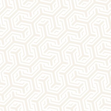 Vektör satırları desen titreşim sorunsuz. Modern şık doku. Altıgen kafes ile geometrik arka plan yinelenen.