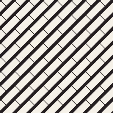 Sorunsuz vektör desen. Soyut geometrik kafes arka plan. Ritmik zikzak yapısı. Tek renkli şık doku chevron çizgilerle