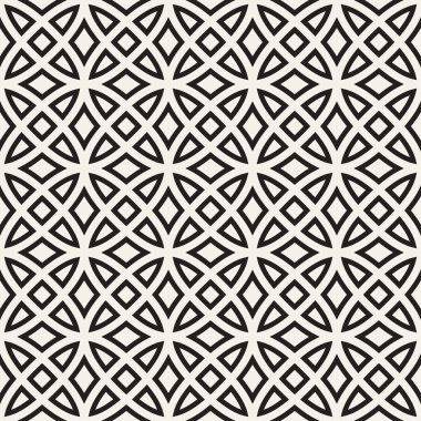 Vektör kesintisiz geometrik desen. Geometrik arka plan tasarlamak. Şık örgü doku