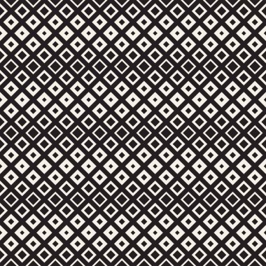 Geometrik dikdörtgen karolar yinelenen. Şık tek renkli kafes. Vektör Seamless Modeli. 