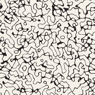 Gürültü soyut doku. Retro arka plan tasarlamak. Vektör sorunsuz siyah-beyaz desen.