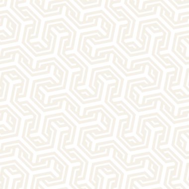 Vektör satırları desen titreşim sorunsuz. Modern şık doku. Altıgen kafes ile geometrik arka plan yinelenen.