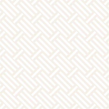 Çizgili kafes ile soyut geometrik desen. İnce sorunsuz vektör arka plan. Tek renkli şık doku.